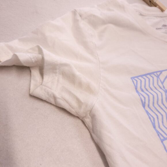 Adidas Amplifier Tee Casual Graphic Short Sleeve T Shirt Womens Size XS White - Picture 5 of 10